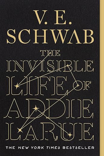 Book cover of The Invisible Life of Addie Larue by V. E. Schwab