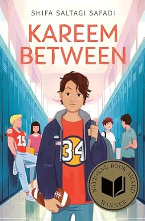Middle Grade Adventure book cover of Kareem Between by Shifa Saltagi Safadi